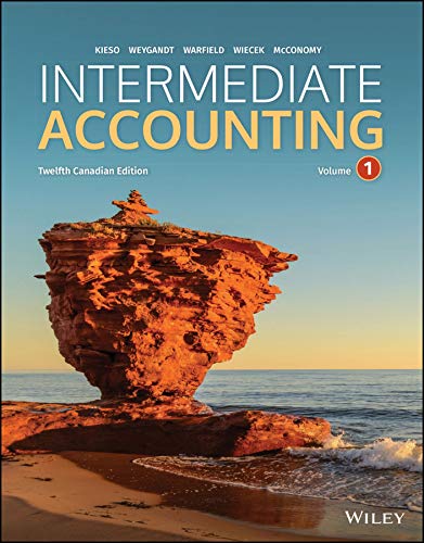 Intermediate Accounting, Volume 1, (12th Canadian Edition) - Orginal pdf